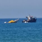 Terzo tentativo di recupero dello yacht affondato a Donnalucata