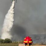 Grande incendio vicino un Resort in contrada Piombo