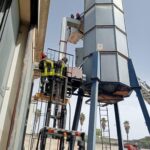 Ragusa, incendio in un silos di una falegnameria industriale