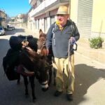 Dalla Germania alla Sicilia a piedi con le asinelle, il viaggio di Anton