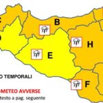 Maltempo, allerta arancione in Sicilia il 23 novembre
