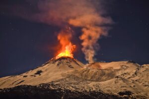 Eruzione Etna, attività Stromboliana