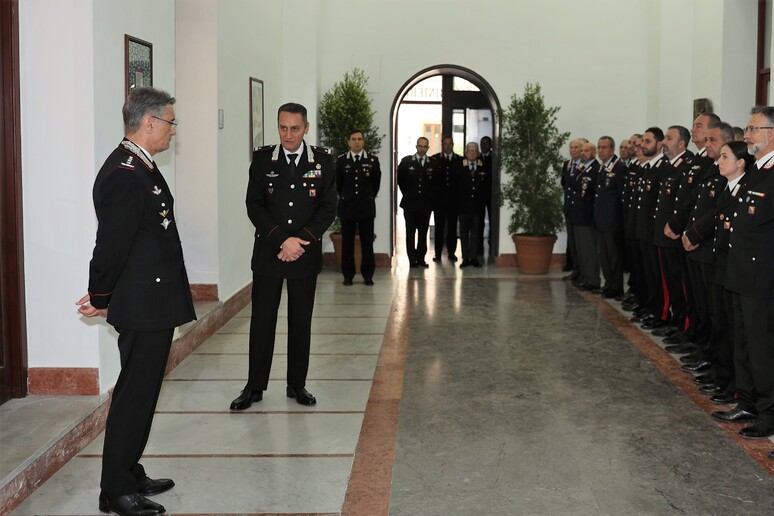 Generale Truglio in visita al comando provinciale Cc Palermo