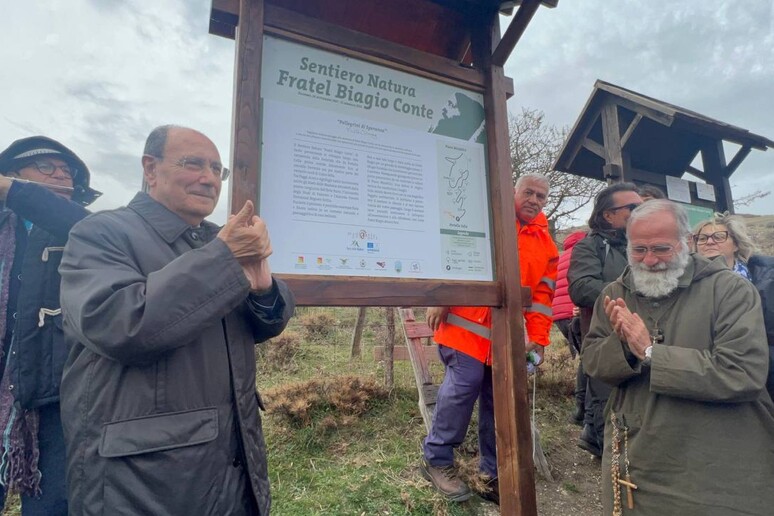 Sentiero intitolato a Biagio Conte nel parco delle Madonie