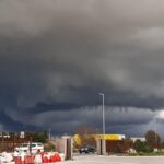 Ragusa, la nube prima della grandine