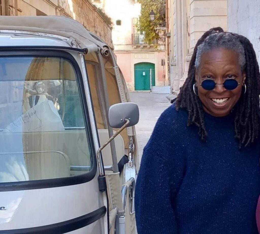 Whoopi Goldberg a Siracusa