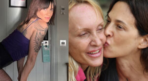Asia Argento con la sorella Fiore a Verissimo