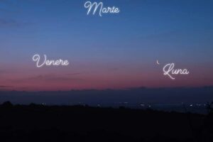 Congiunzione di Luna, Venere e Marte su Pozzallo