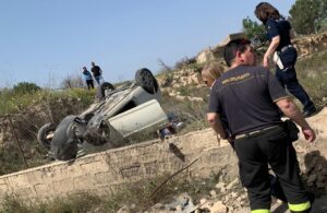 Auto cappotta sulla Vittoria-Comiso, ferite madre e figlia