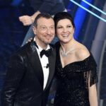 Giovanna Civitillo, chi è la moglie di Amadeus al centro delle polemiche