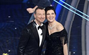 Giovanna Civitillo, chi è la moglie di Amadeus al centro delle polemiche