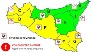 1 maggio con allerta gialla in Sicilia
