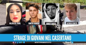 Chi erano i 4 ragazzi morti nei due incidenti stradali di Caserta