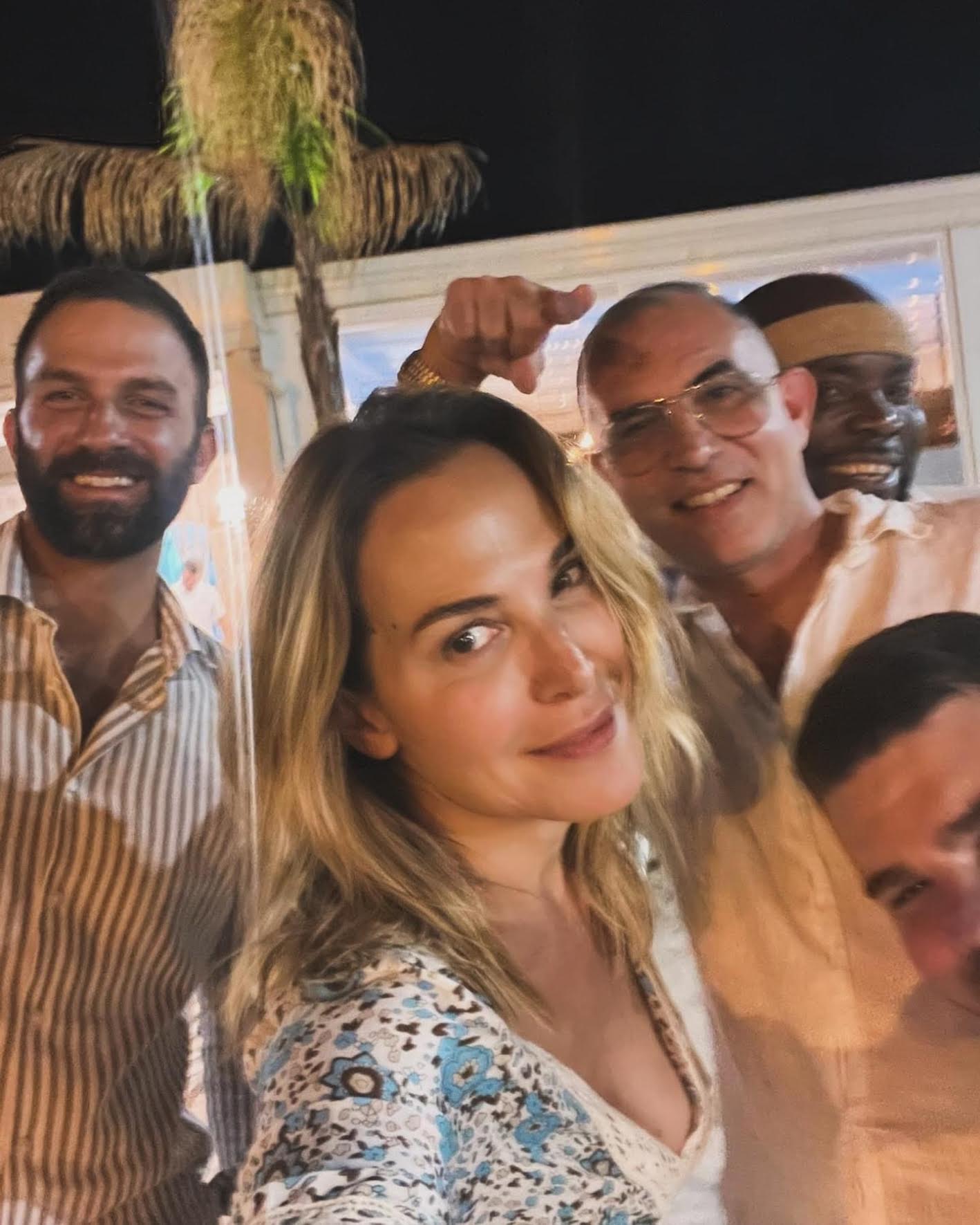 Barbara d’Urso a cena a Pozzallo