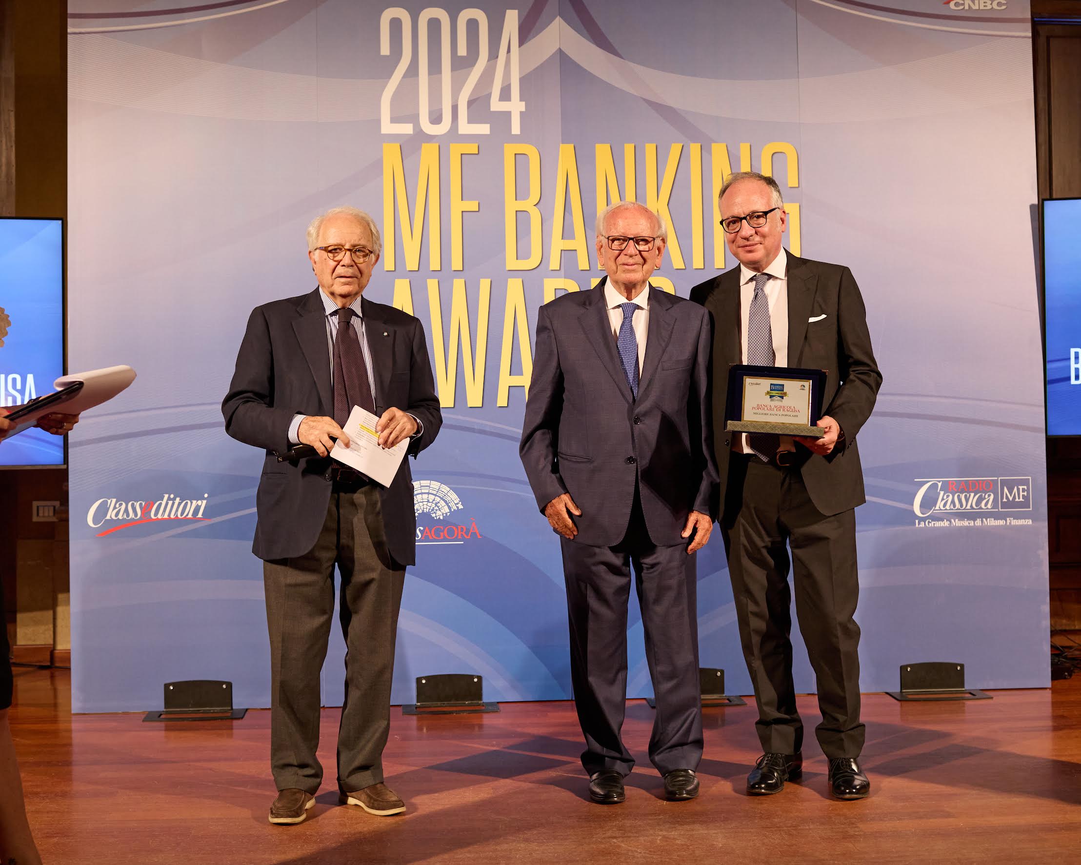 MF Banking Awards 2024: BAPR premiata come miglior Banca Popolare