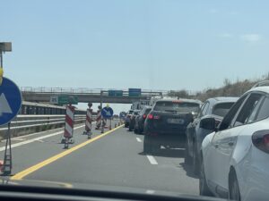 I lavori in autostrada ad Augusta il 3 agosto e le code interminabili