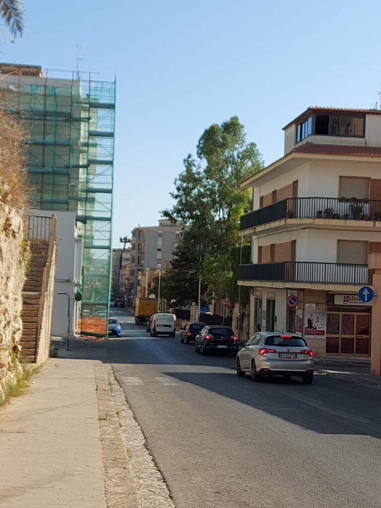 Quell'albero alto cinque piani in via Carducci a Ragusa