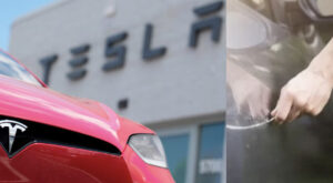 Graffia la Tesla del vicino, ma la supercar riprende tutto