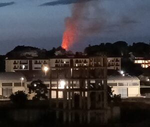 Incendio in Via Risorgimento a Modica