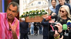 Luca Giurato, i funerali a Roma: pioggia di vip alla Chiesa degli Artisti