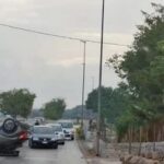 Modica, auto si ribalta sulla Rocciola-Scrofani