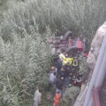 Jeep Forestale precipita da un viadotto, un operaio morto e due feriti