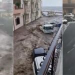Maltempo Catania, fiumi esondati e auto trascinate in mare: 50 cm di pioggia in 6 ore
