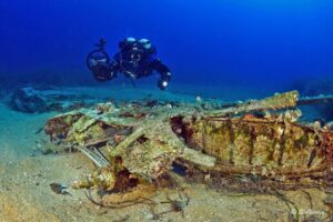Archeologia subacquea, aereo della II Guerra mondiale ritrovato nei fondali di Siracusa
