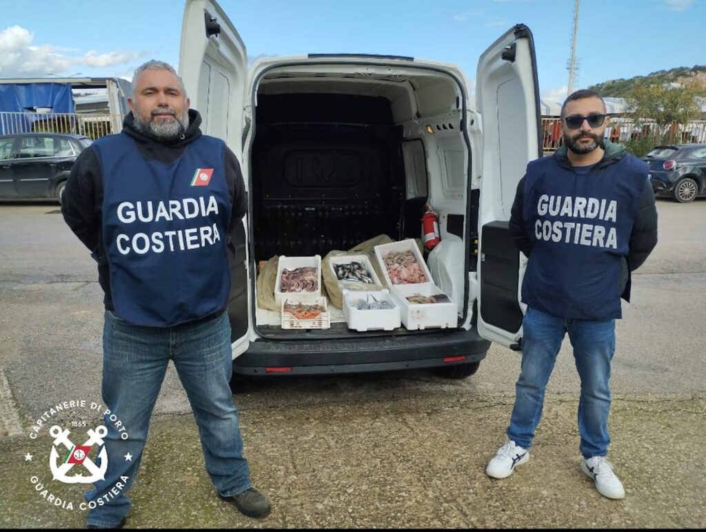 Pesce non tracciato, 125 chili sequestrati dalla Guardia Costiera di Pozzallo