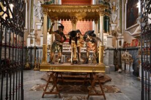 Iniziato il restauro conservativo del fercolo del Santissimo Cristo flagellato alla colonna