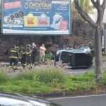 Incidente, auto si ribalta sulla circonvallazione di Catania