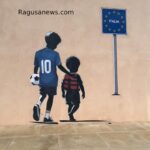 Immigrati a Pozzallo, nella notte spunta un murale
