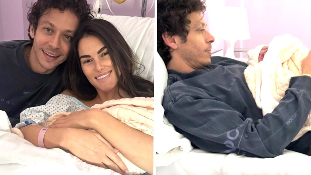 Valentino Rossi pap&agrave; bis, Francesca Sofia Novello ha partorito: "Benvenuta Gabriella"