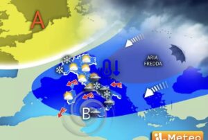 Arriva il gelo in Italia, calo di temperature fino a 10 gradi