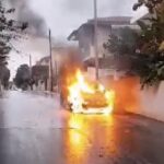 Marina di Modica, auto distrutta da incendio