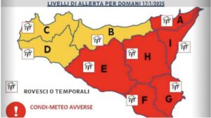 Allerta meteo rossa, chiuse tutte le scuole nel ragusano venerdì 17 gennaio