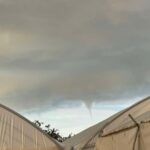 Maltempo, nube a imbuto stamani nelle campagne di Scicli