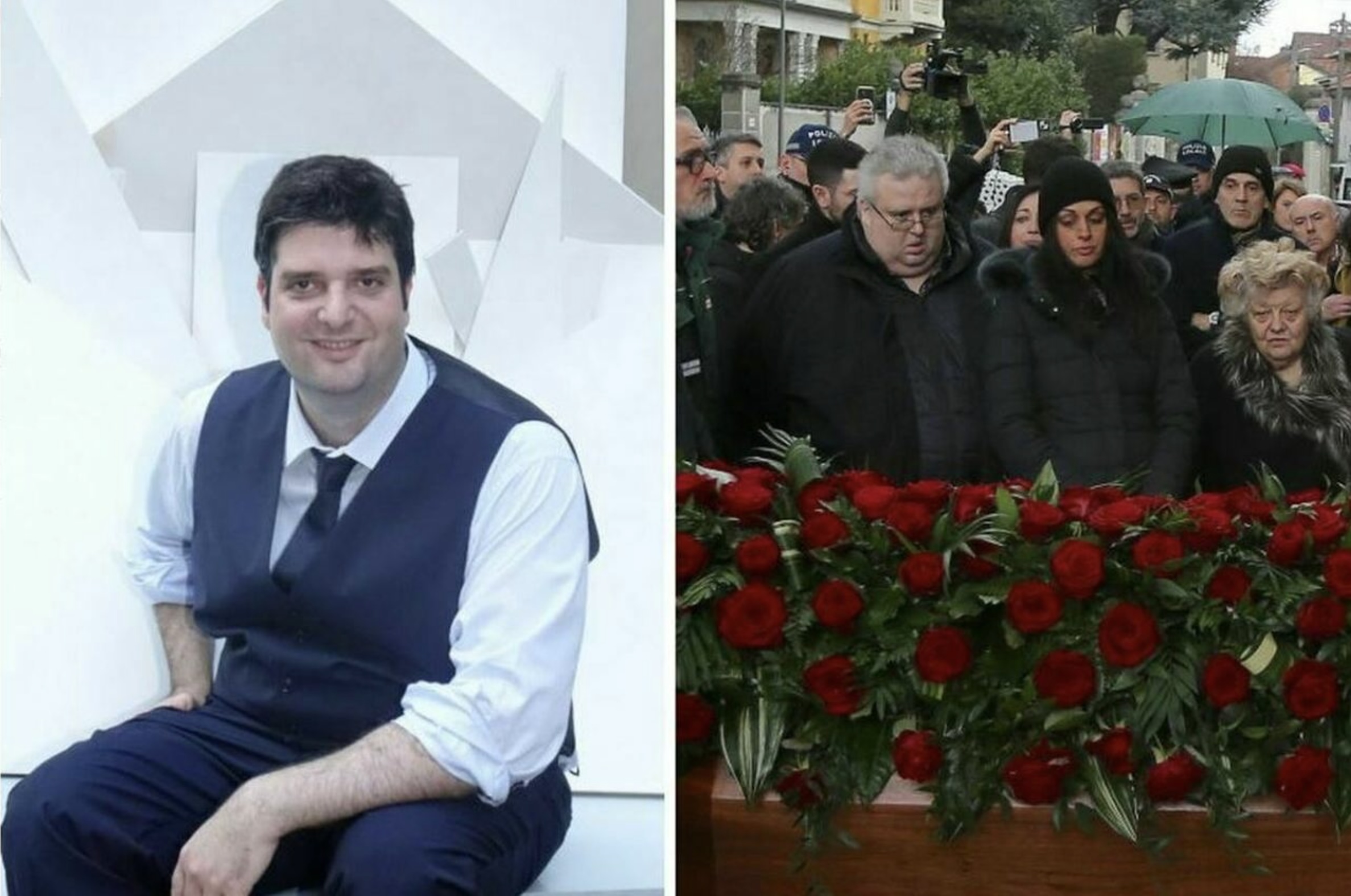 Lorenzo Rovagnati, la moglie ai funerali: "Nostra figlia nata tre giorni fa è il tuo ultimo dono"