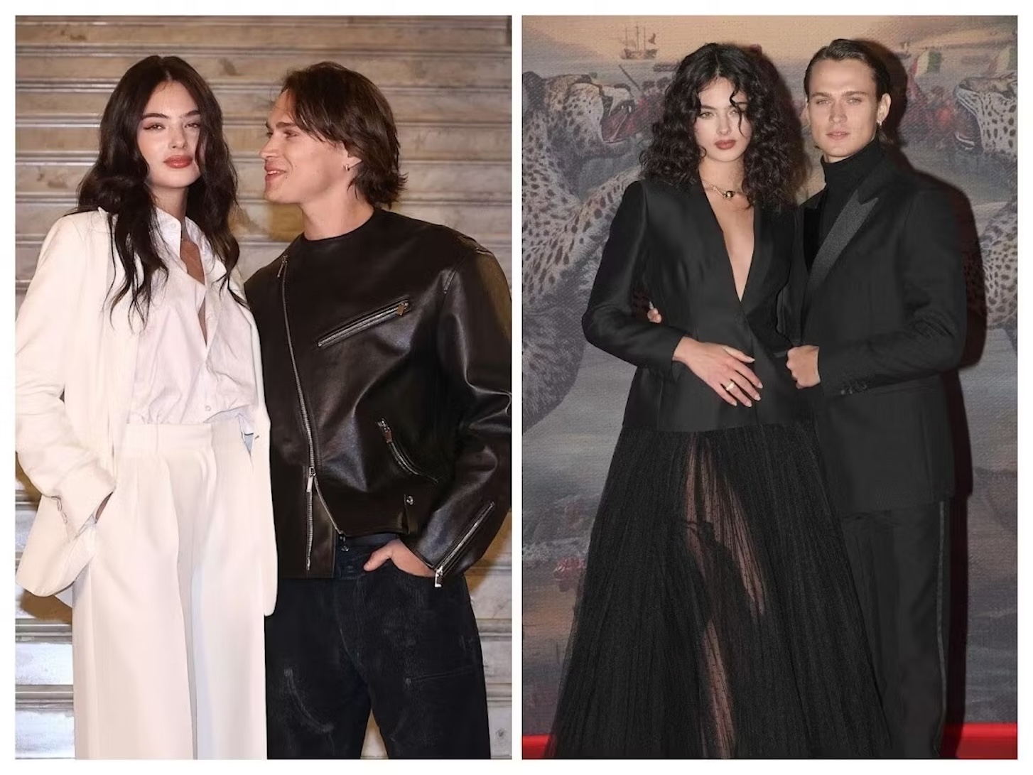 Deva Cassel, figlia di Monica Bellucci, con il fidanzato Saul Nanni, lo sciclitano