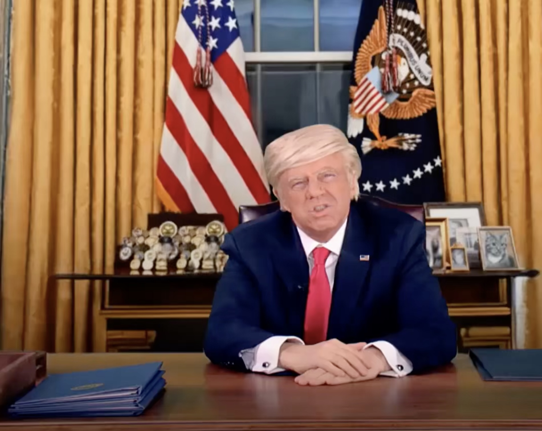 Crozza-Trump umilia Trump, la scena esilarante