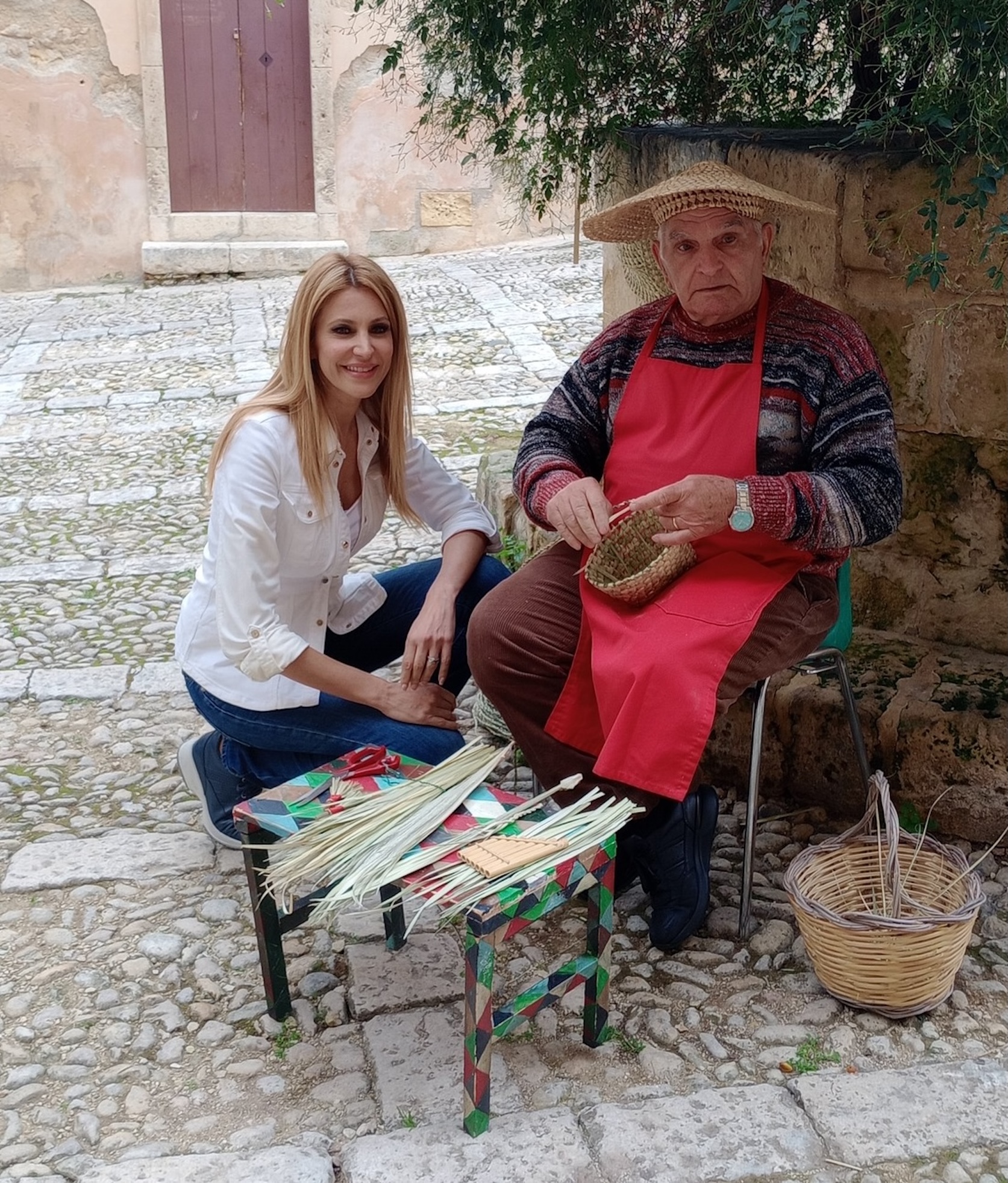 Adriana Volpe è a Noto. FOTO