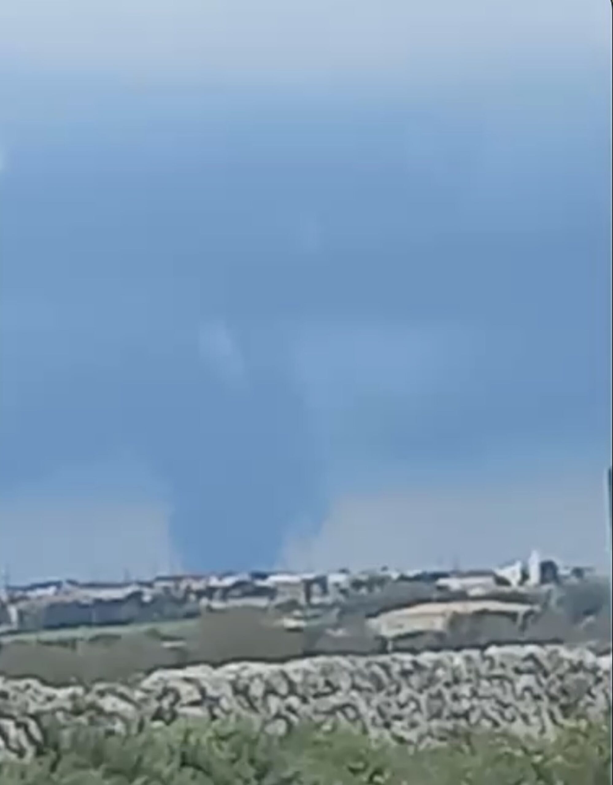 Tromba d’aria a Ragusa il primo aprile. VIDEO