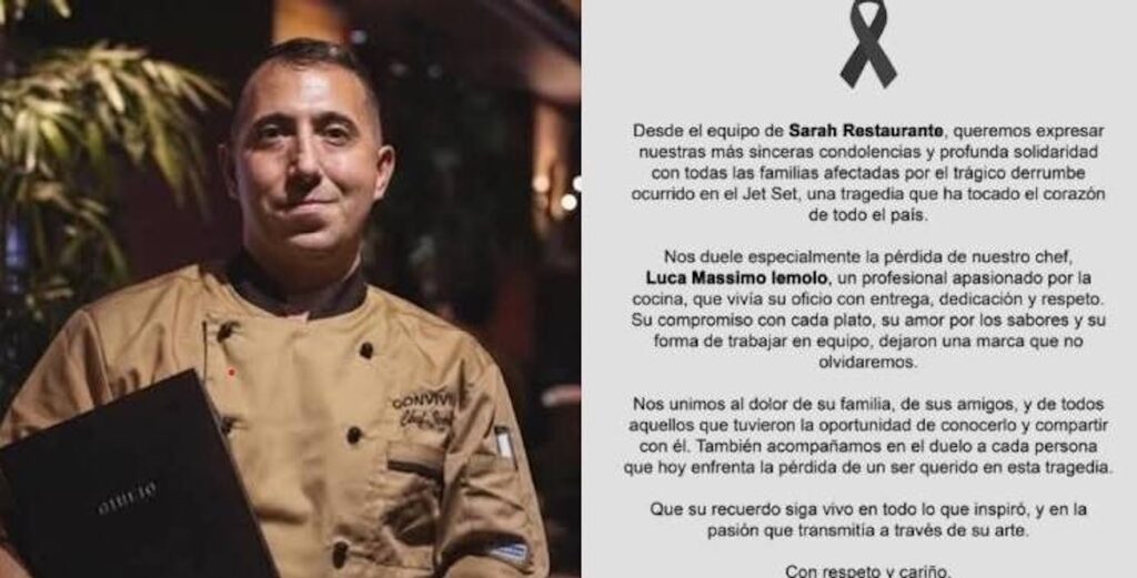 &ldquo;Arrivederci chef&rdquo;: sul web il dolore per il catanese morto a Santo Domingo