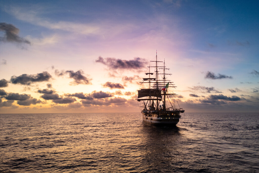 La nave Amerigo Vespucci sar&agrave; a Porto Empedocle il 30 aprile e il 1 maggio