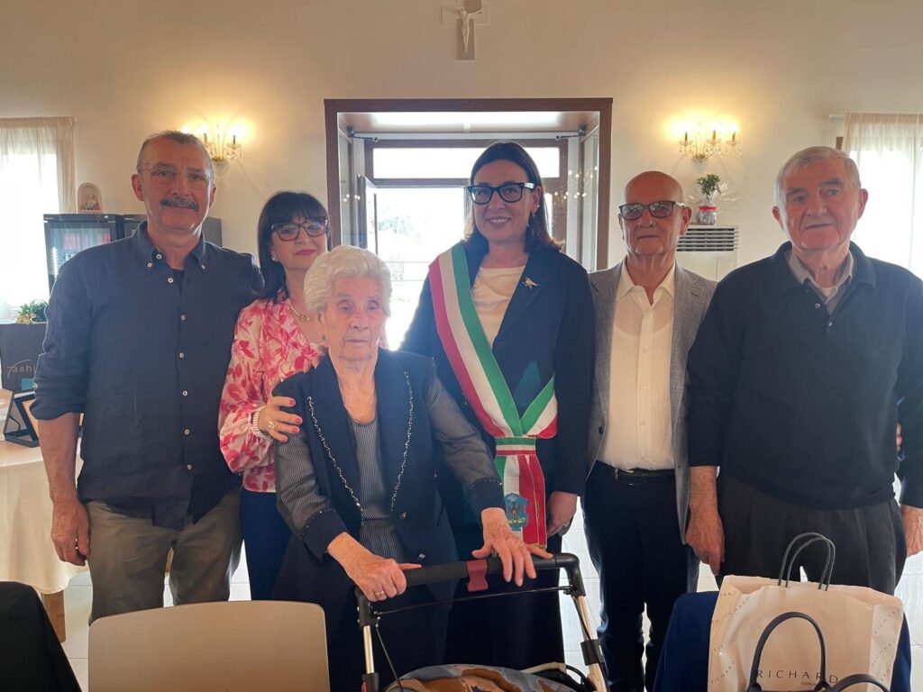 Modica, la signora Giorgia ha 100 anni