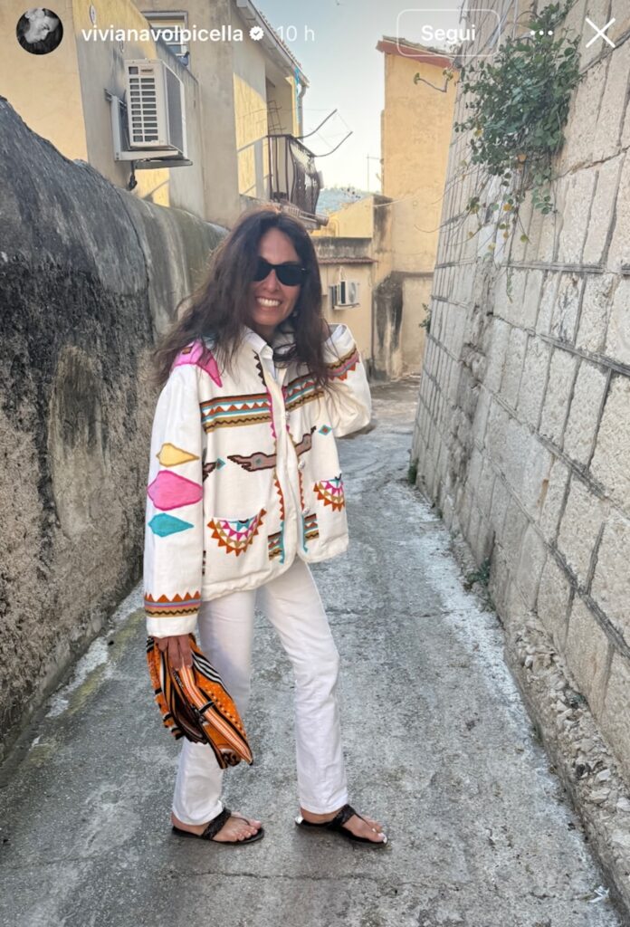 La stylist e fashion editor Viviana Volpicella a Scicli per l'inaugurazione del MACC