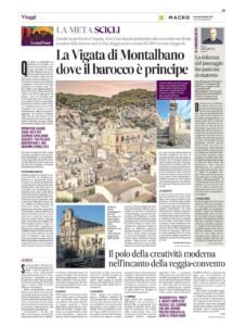Il Messaggero: Scicli meta del turismo, dove Montalbano incontra arte moderna al MACC