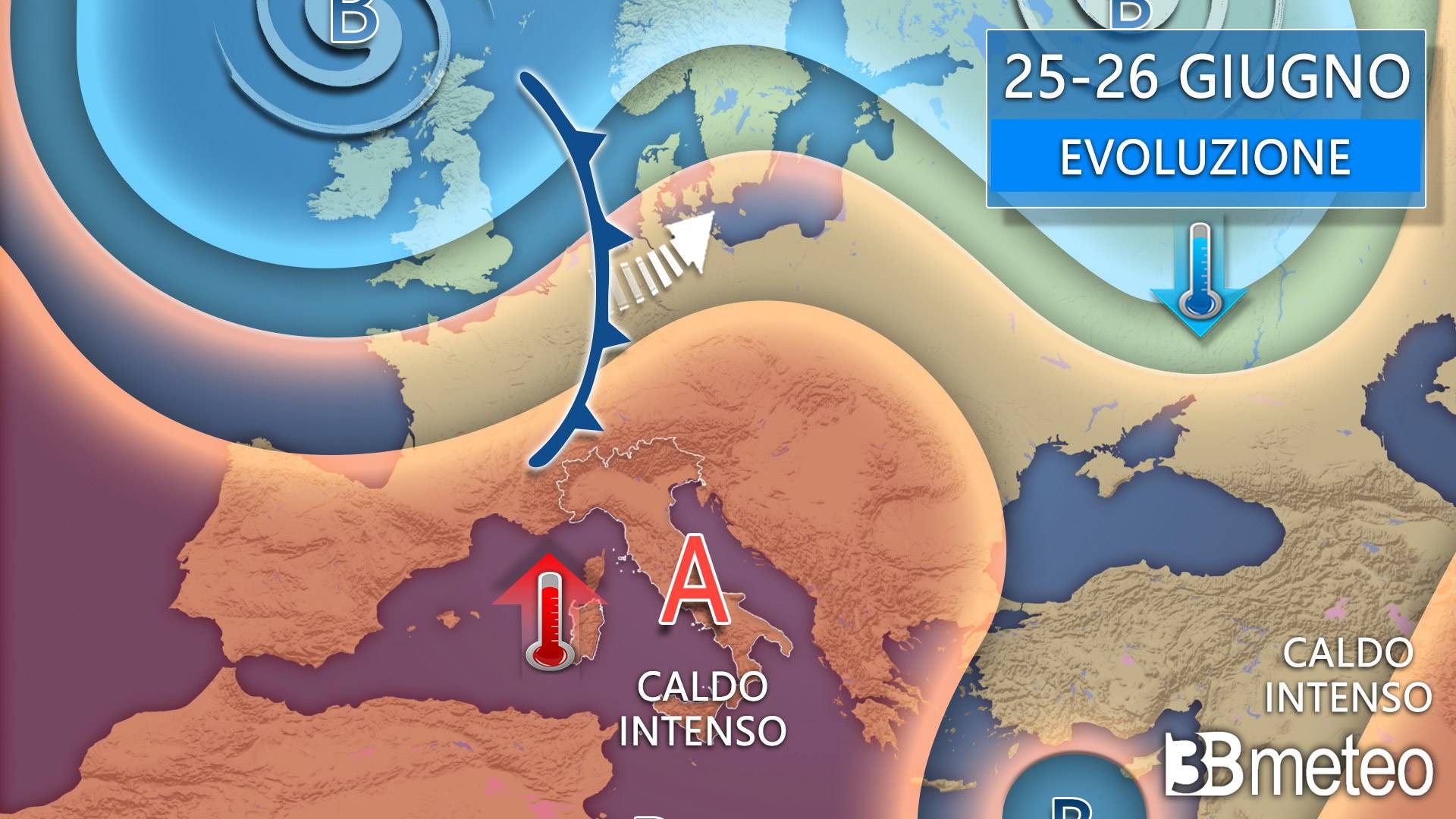 Sarà caldo torrido fino all’inizio di luglio
