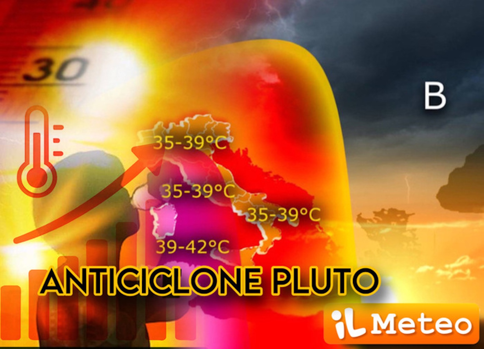 L’Anticiclone Pluto infiamma l’Italia con punte di 40°: la Sicilia “salva” con un solo bollino arancione