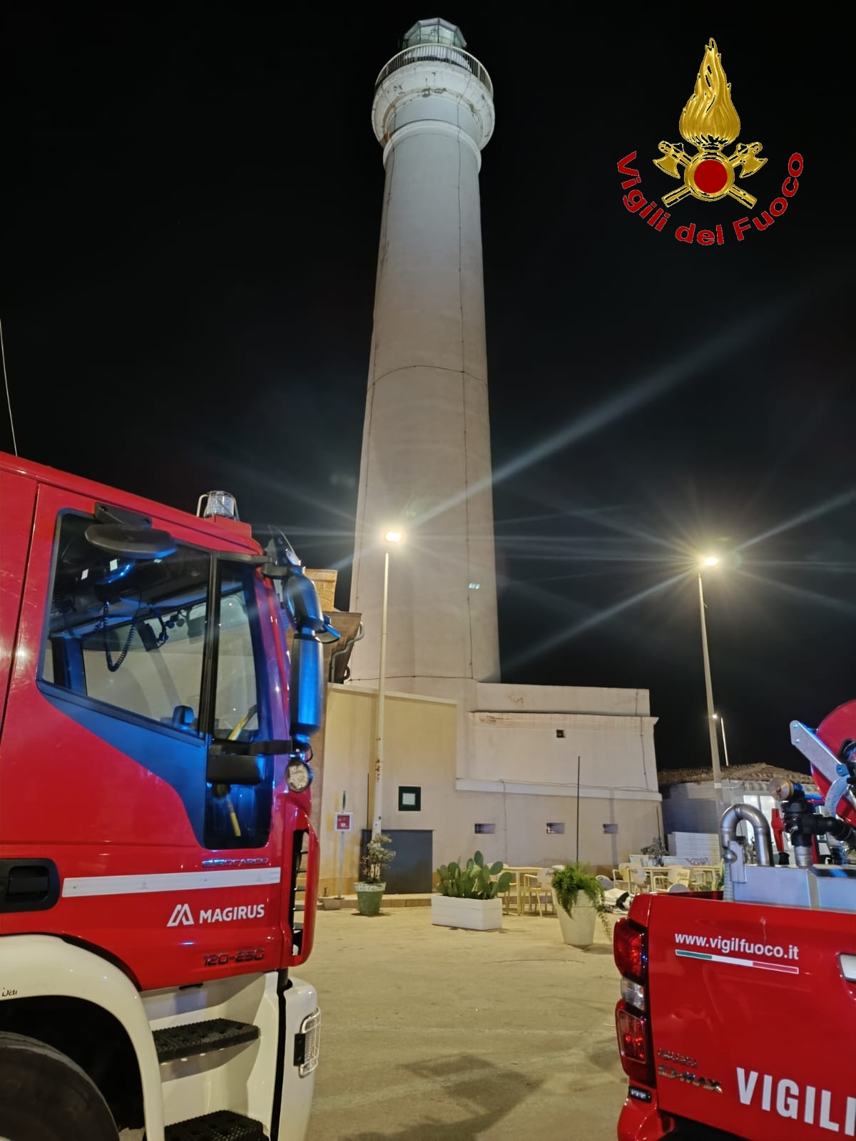 Messo in sicurezza il faro di Punta Secca